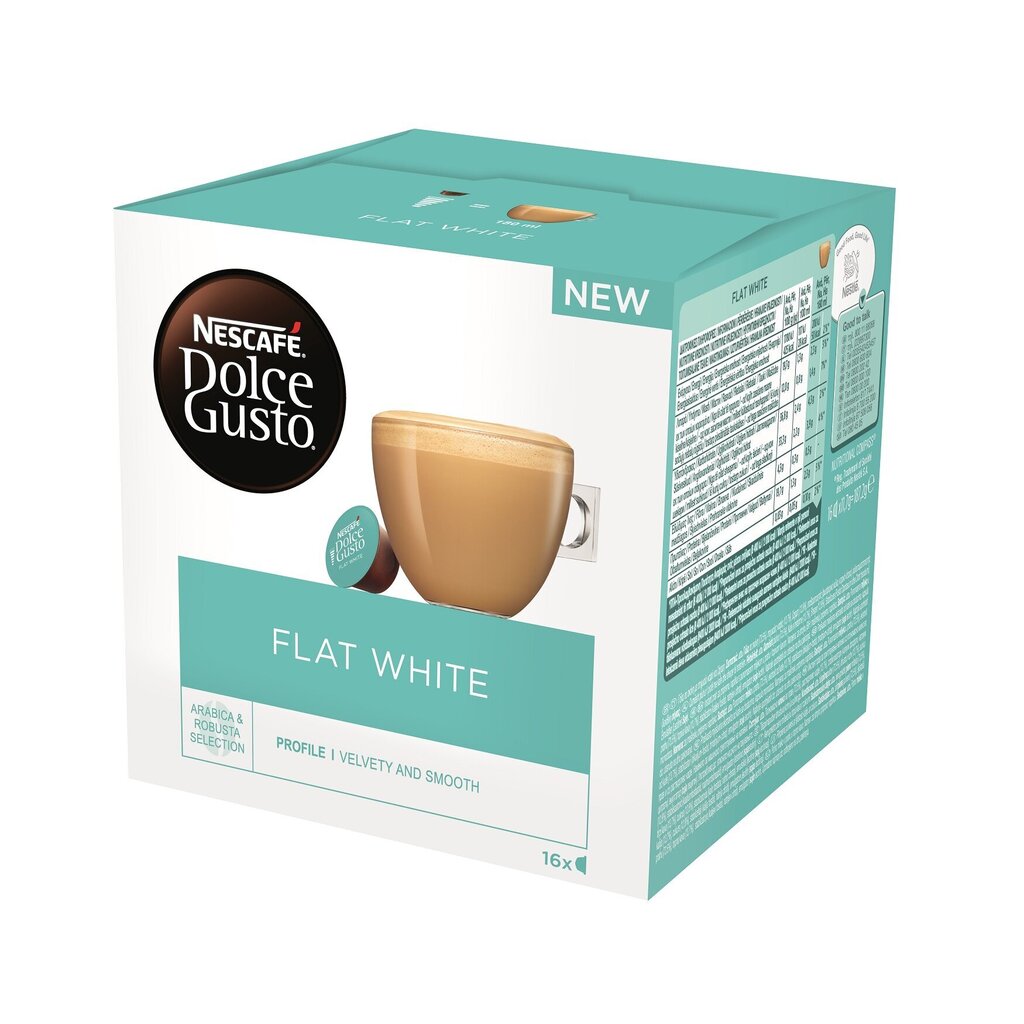 Kohvikapslid Dolce Gusto Flat White, 16 kaps цена и информация | Kohv, kakao | kaup24.ee