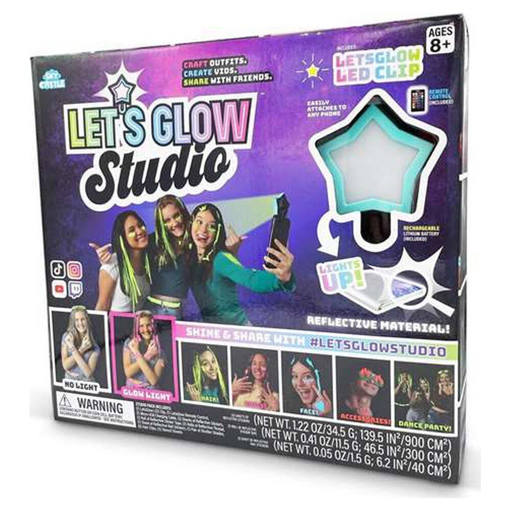 Komplekt Let's Glow Studio Famosa hind ja info | Tüdrukute mänguasjad | kaup24.ee