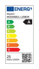 Maytoni Moodne laevalgusti Rim MOD058CL-L25B3K Must hind ja info | Laelambid | kaup24.ee