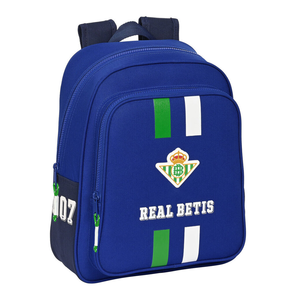 Kooliseljakott Real Betis Balompié Sinine (28 x 34 x 10 cm) hind ja info | Koolikotid, sussikotid | kaup24.ee