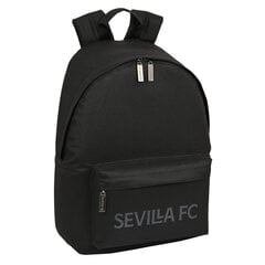 Sülearvuti Seljakott Sevilla Fútbol Club Teen Must (31 x 41 x 16 cm) цена и информация | Школьные рюкзаки, спортивные сумки | kaup24.ee