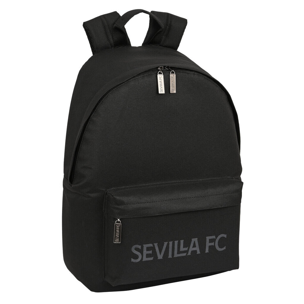 Sülearvuti Seljakott Sevilla Fútbol Club Teen Must (31 x 41 x 16 cm) hind ja info | Koolikotid, sussikotid | kaup24.ee