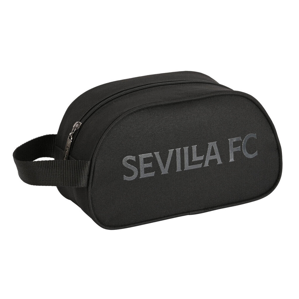 Kotike koolitarvete jaoks Sevilla Fútbol Club Teen Must (26 x 15 x 12 cm) цена и информация | Koolikotid, sussikotid | kaup24.ee