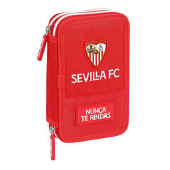 Двойной пенал Sevilla Fútbol Club Красный (28 pcs) цена и информация | Пеналы | kaup24.ee