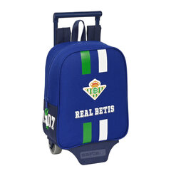 Школьный рюкзак с колесиками Real Betis Balompié Синий (22 x 27 x 10 cm) цена и информация | Школьные рюкзаки, спортивные сумки | kaup24.ee