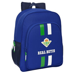 Kooliseljakott Real Betis Balompié Sinine (32 x 38 x 12 cm) hind ja info | Koolikotid, sussikotid | kaup24.ee