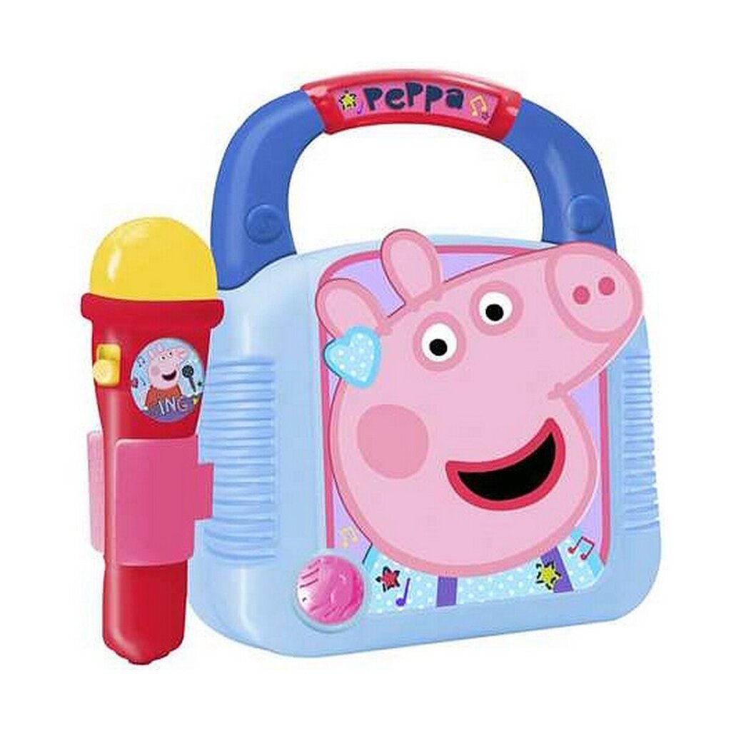 Muusikaline mänguasi Peppa Pig 22 x 23 x 7 cm MP3 Mikrofon цена и информация | Arendavad mänguasjad | kaup24.ee