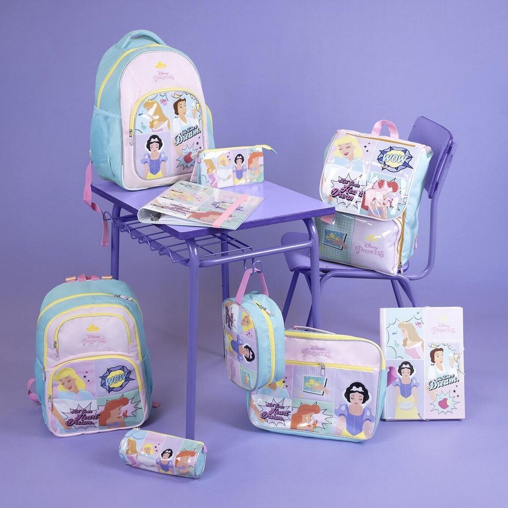 Kooliseljakott Princesses Disney Roosa (32 x 15 x 42 cm) hind ja info | Koolikotid, sussikotid | kaup24.ee