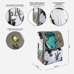 Kooliseljakott Jurassic Park Tumeroheline (28,5 x 15 x 41 cm) цена и информация | Школьные рюкзаки, спортивные сумки | kaup24.ee