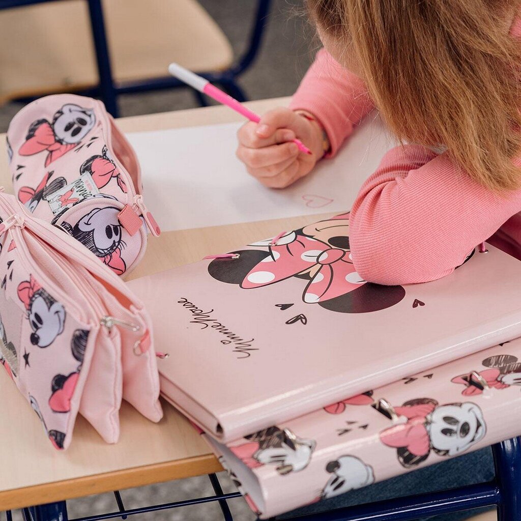 Kooliseljakott Minnie Mouse Roosa (28,5 x 15 x 41 cm) hind ja info | Koolikotid, sussikotid | kaup24.ee