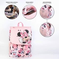 Школьный рюкзак Minnie Mouse, розовый, 28.5 x 15 x 41 см цена и информация | Школьные рюкзаки, спортивные сумки | kaup24.ee