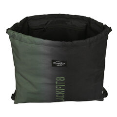 Сумка-рюкзак на веревках BlackFit8 Gradient, чёрная, 35 x 40 x 1 см цена и информация | Школьные рюкзаки, спортивные сумки | kaup24.ee