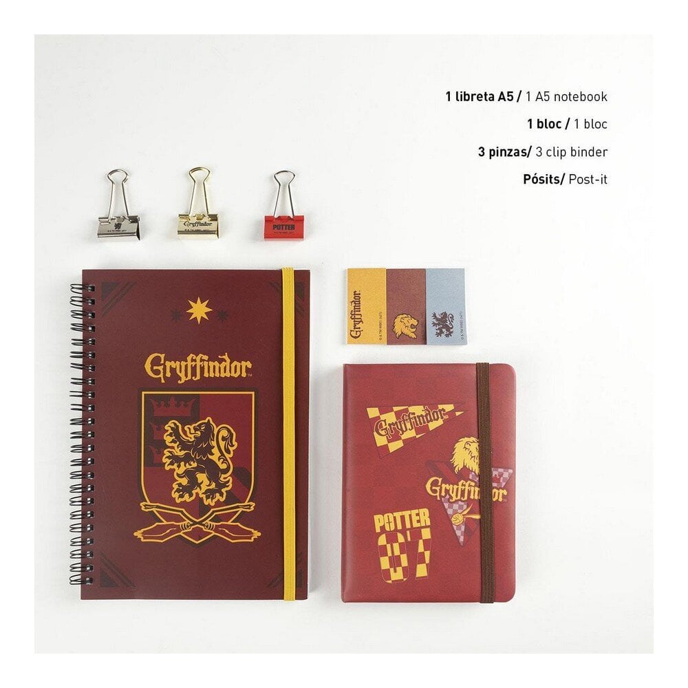 Kontoritarvete Komplekt Harry Potter Gryffindor Punane (6 pcs) hind ja info | Kirjatarbed | kaup24.ee