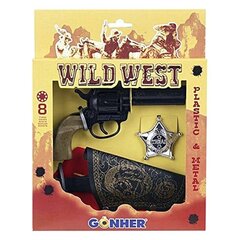 Набор вестерн-пистолетов Gonher (3 pcs) цена и информация | Игрушки для мальчиков | kaup24.ee
