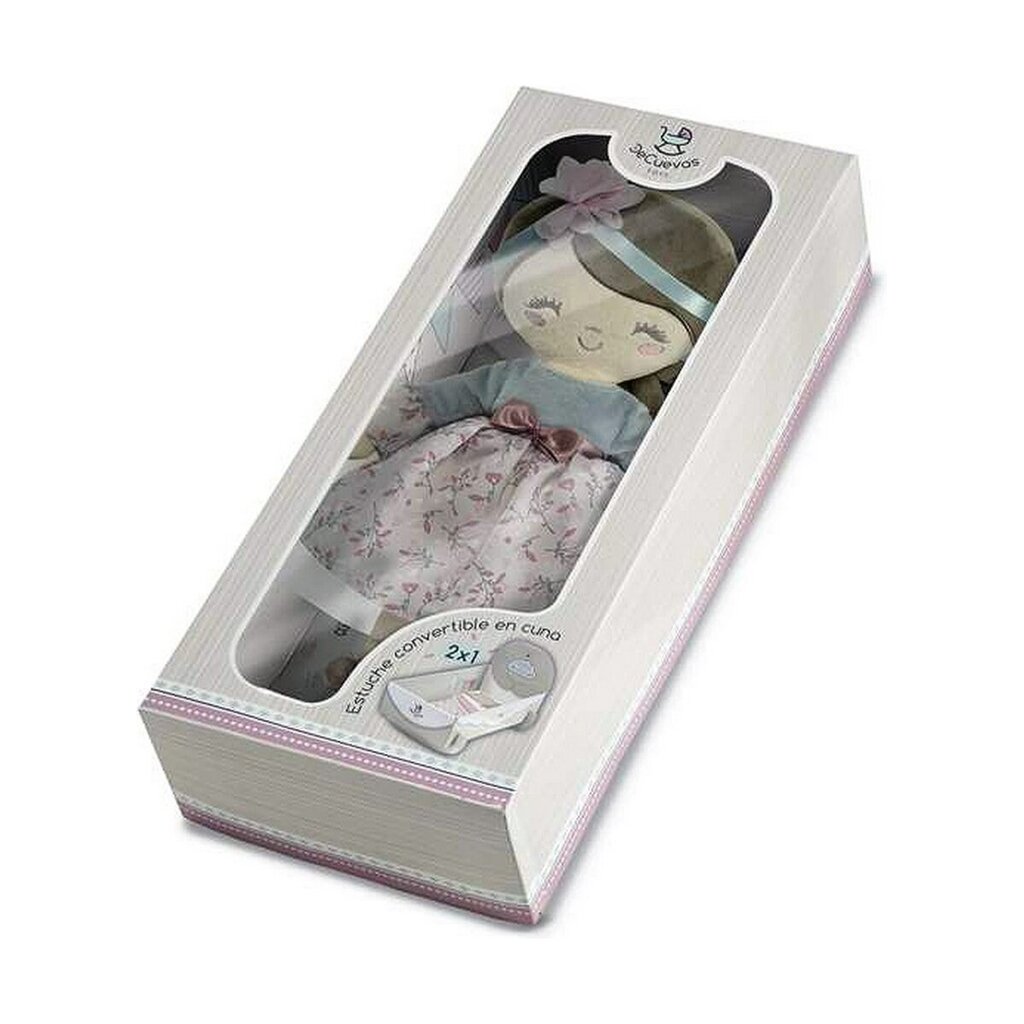 Riidest nukk Decuevas Provenza 36 cm Pehme mänguasi Ümbris, mida saab välivoodiks muuta hind ja info | Tüdrukute mänguasjad | kaup24.ee