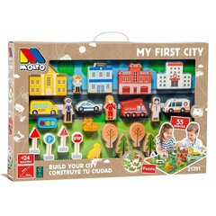 Деревянная игра Moltó My Firts City цена и информация | Molto Товары для детей и младенцев | kaup24.ee