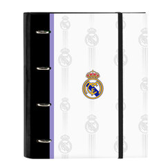 Rõngaskiirköitja Real Madrid C.F. Must Valge (27 x 32 x 3.5 cm) цена и информация | Канцелярские товары | kaup24.ee