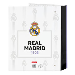 Rõngaskiirköitja Real Madrid C.F. Must Valge A4 (27 x 33 x 6 cm) hind ja info | Kirjatarbed | kaup24.ee