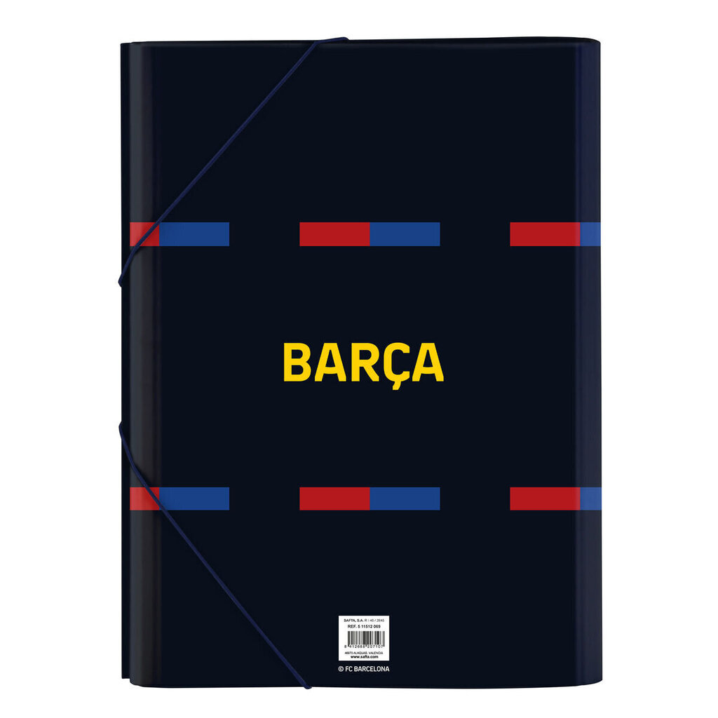 Kaust F.C. Barcelona Kastanpruun Meresinine A4 (26 x 33.5 x 4 cm) цена и информация | Kirjatarbed | kaup24.ee