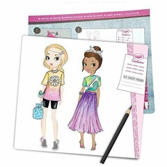 Дизайн рисунков Crayola I Love Fashion Hаклейки 27 x 1,5 x 28 cm цена и информация | Игрушки для девочек | kaup24.ee