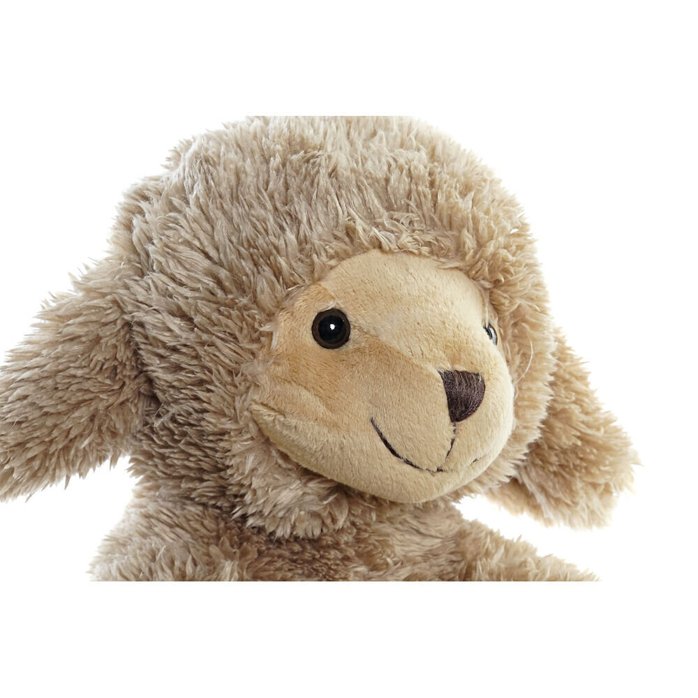 Pehme mänguasi DKD Home Decor Pruun Polüester Valge Laste Lammas (2 Ühikut) hind ja info | Pehmed mänguasjad | kaup24.ee