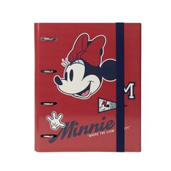 Rõngaskiirköitja Minnie Mouse A4 Punane (26 x 32 x 4 cm) hind ja info | Kirjatarbed | kaup24.ee