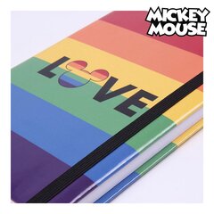 блокнотом Disney Pride Разноцветный A5 цена и информация | Канцелярские товары | kaup24.ee