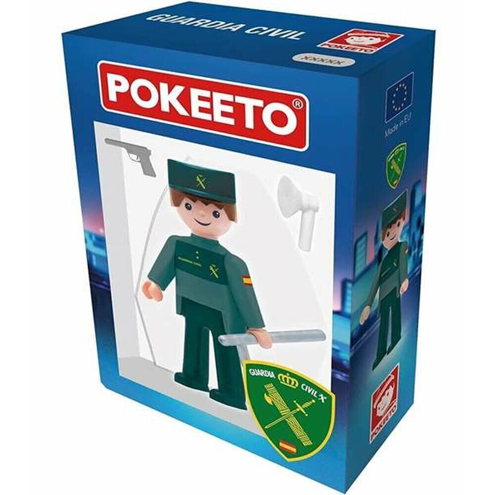 Liigestega kuju Pokeeto Guardia Civil Mehed (8,5 x 4 x 12,3 cm) цена и информация | Poiste mänguasjad | kaup24.ee