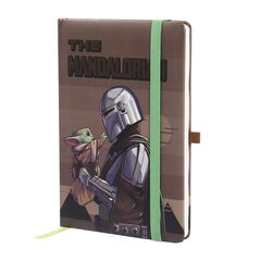 Записная книжка The Mandalorian Brown A5 цена и информация | Тетради и бумажные товары | kaup24.ee