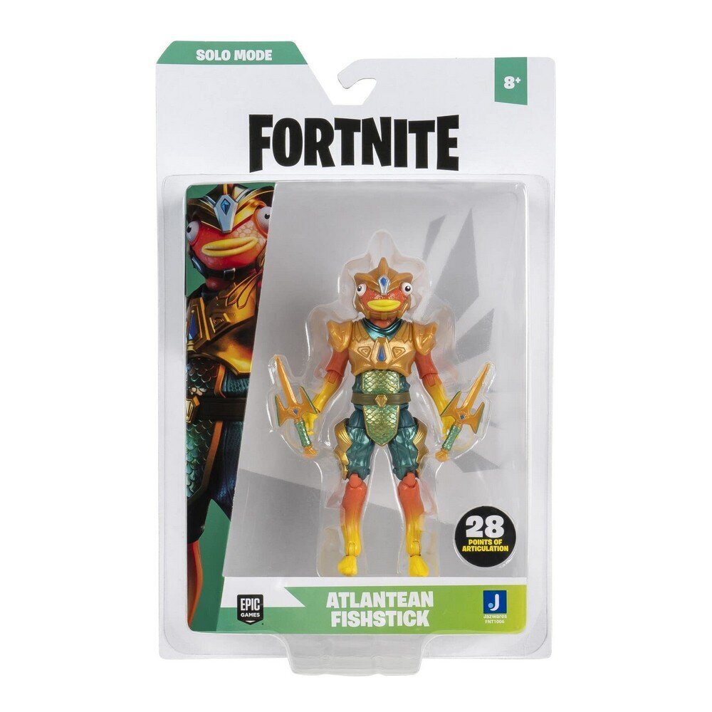 Liigestega kuju Fortnite Solo Mode Core Atlantean Fishstick (10 cm) цена и информация | Poiste mänguasjad | kaup24.ee