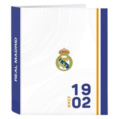 Rõngaskiirköitja Real Madrid C.F. Sinine Valge A4 цена и информация | Канцелярские товары | kaup24.ee