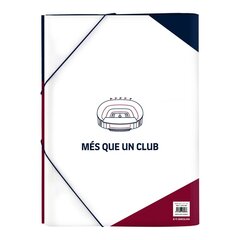 Organisaatormapp F.C. Barcelona Sinine Kastanpruun A4 hind ja info | Kirjatarbed | kaup24.ee