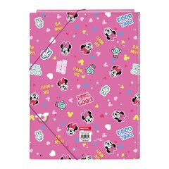 Kaust Minnie Mouse Lucky Roosa A4 hind ja info | Kirjatarbed | kaup24.ee