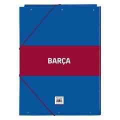 Папка F.C. Barcelona, тёмно-бордовая / тёмно-синяя, A4 (26 x 33.5 x 2.5 см) цена и информация | Канцелярские товары | kaup24.ee
