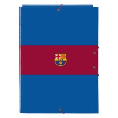 Папка F.C. Barcelona, тёмно-бордовая / тёмно-синяя, A4 (26 x 33.5 x 2.5 см) цена и информация | Канцелярские товары | kaup24.ee
