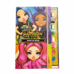 Laste meigikomplekt Rainbow High Raamat цена и информация | Игрушки для девочек | kaup24.ee