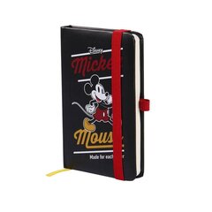 Записная книжка Mickey Mouse, чёрная, A6 цена и информация | Тетради и бумажные товары | kaup24.ee