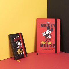 Märkmik Mickey Mouse Must A6 hind ja info | Vihikud, märkmikud ja paberikaubad | kaup24.ee