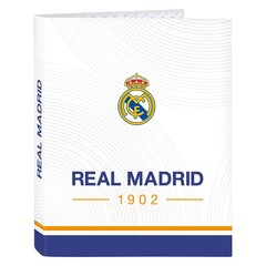 Rõngaskiirköitja Real Madrid C.F. Sinine Valge A4 (26.5 x 33 x 4 cm) hind ja info | Kirjatarbed | kaup24.ee