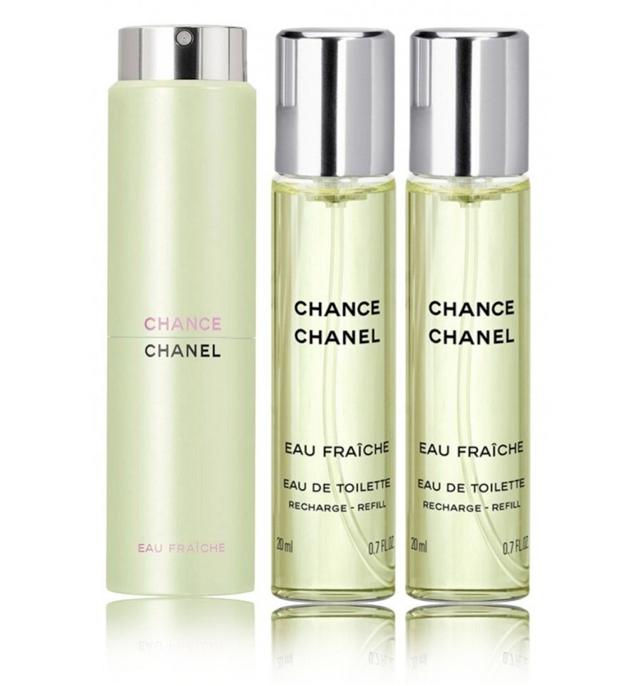 Tualettvesi Chanel Chance Eau Fraiche EDT naistele, 3 x 20 ml цена и информация | Naiste parfüümid | kaup24.ee