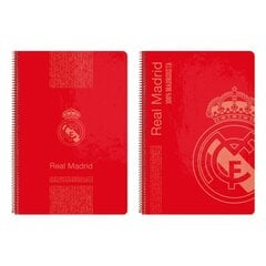 Sõrmuste Raamat Real Madrid C.F. Punane A4 hind ja info | Kirjatarbed | kaup24.ee