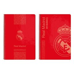 Записная книга на пружине Real Madrid C.F. 511957066 Красный A4 цена и информация | Канцелярские товары | kaup24.ee