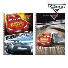 Записная книга на пружине Cars 511709066 A4 цена и информация | Канцелярские товары | kaup24.ee