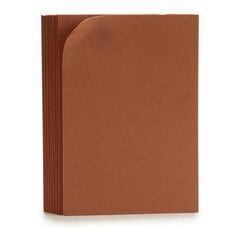 Резиновая бумага Eva 10, 65 x 0,2 x 45 см, коричневая, 10 шт цена и информация | Тетради и бумажные товары | kaup24.ee