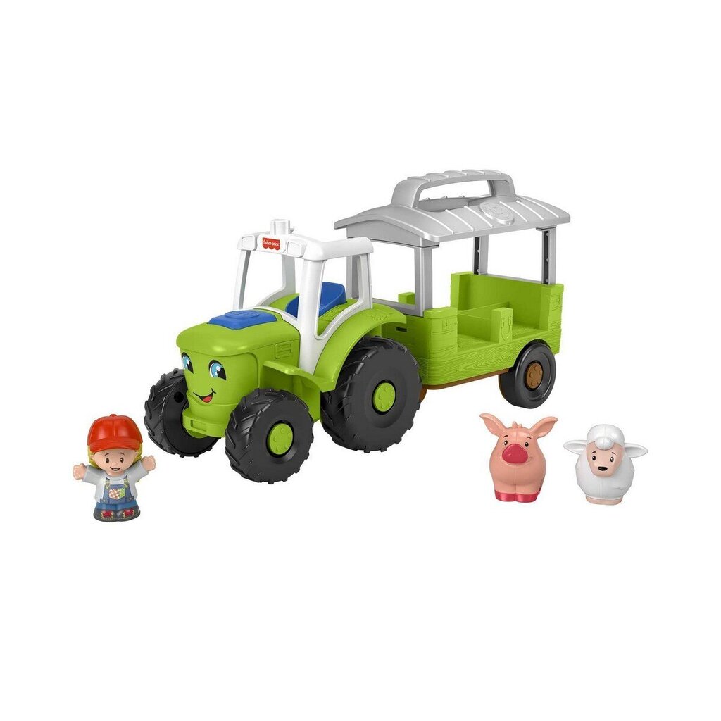 Playset Fisher Price Little People Roheline Traktor hind ja info | Poiste mänguasjad | kaup24.ee