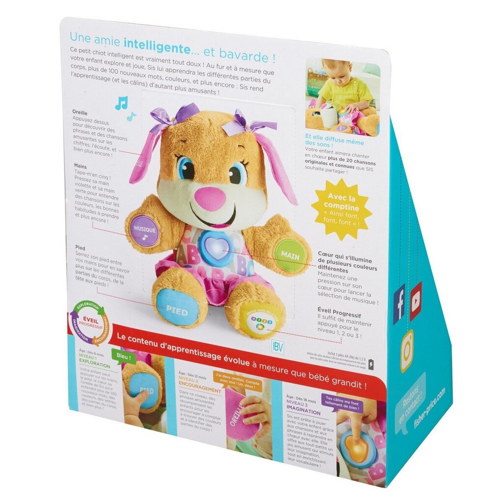 Interaktiivne Lemmikloom Fisher Price Puppy Sister hind ja info | Arendavad mänguasjad | kaup24.ee