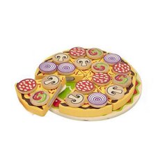 Pizza Color Baby Woomax 27 Tükid, osad Puit MDF hind ja info | Imikute mänguasjad | kaup24.ee