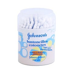 Puuvillased pungad Baby Johnson's (100 uds) hind ja info | Johnson's Beebitooted | kaup24.ee