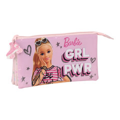 Школьный пенал Barbie Sweet Розовый (22 x 12 x 3 cm) цена и информация | Пеналы | kaup24.ee