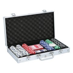 Poker Set Portfell Alumiinium 300 Tükid, osad цена и информация | Настольные игры, головоломки | kaup24.ee